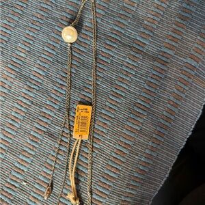 UNO de 50 Silver Necklace with Pearl Accent